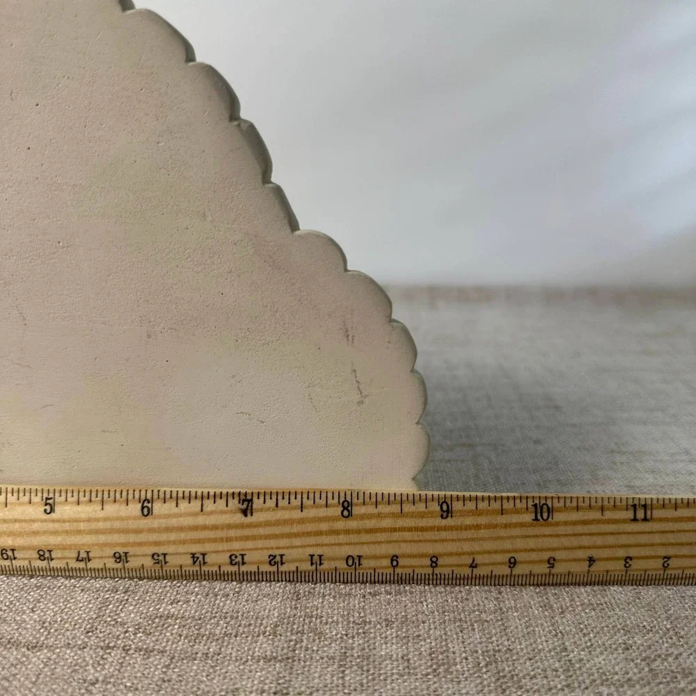 Handmade White Acanthus Wall Shelf Corbel | Architectural Decor